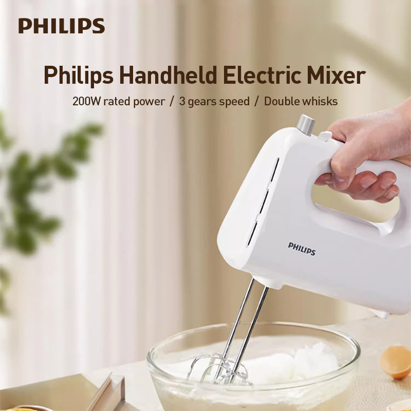 Kitchen Appliances In White - Philips Pengocok Telur Elektrik Genggam 3