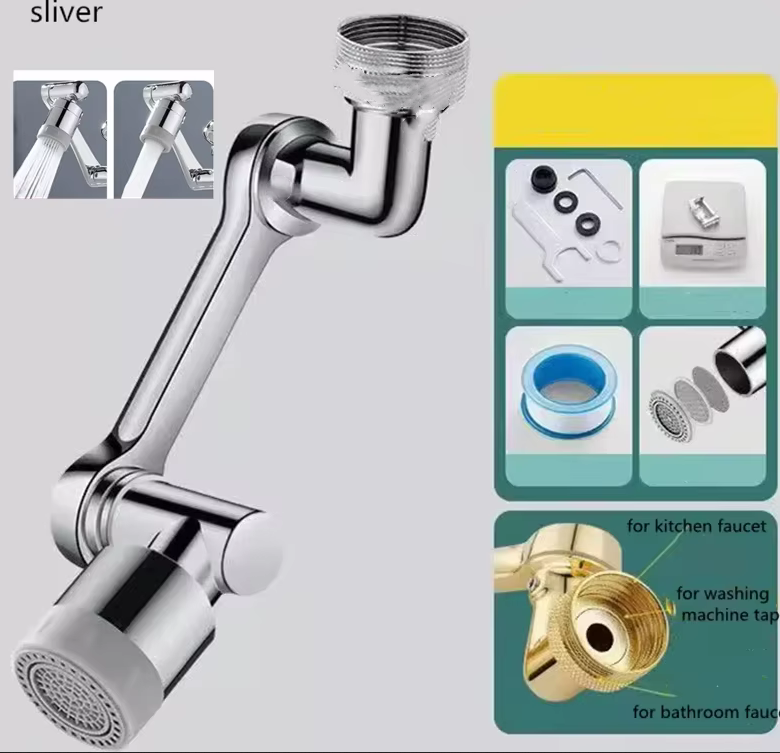 Kitchen Appliances Bundle - 1080 ° Pemanjang Keran Putar, Aerator