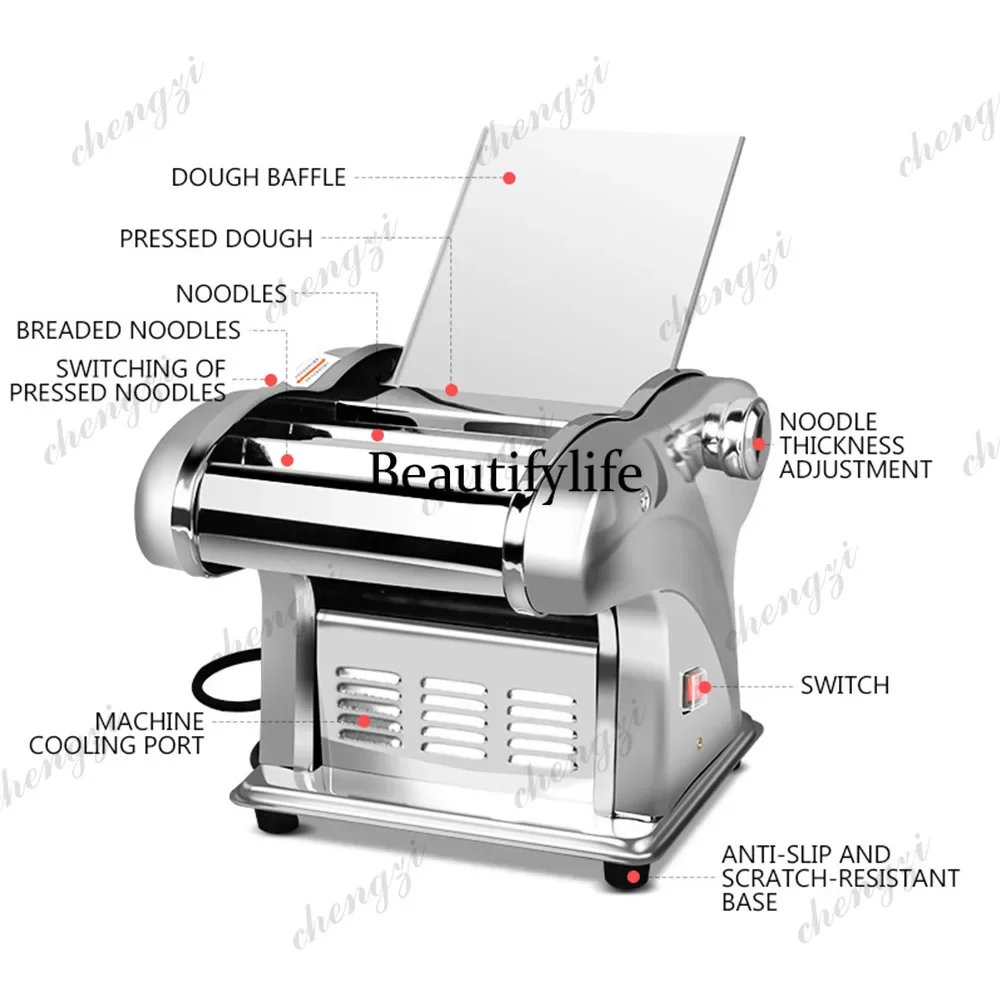Pasta Machine Electric - Mesin Pembuat Mie Listrik N138, Mesin
