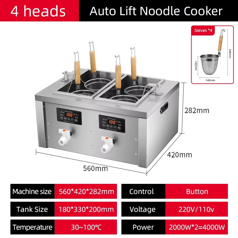 Mesin Masak Mie Otomatis denga - Pasta Machine Electric ulasan dan harga