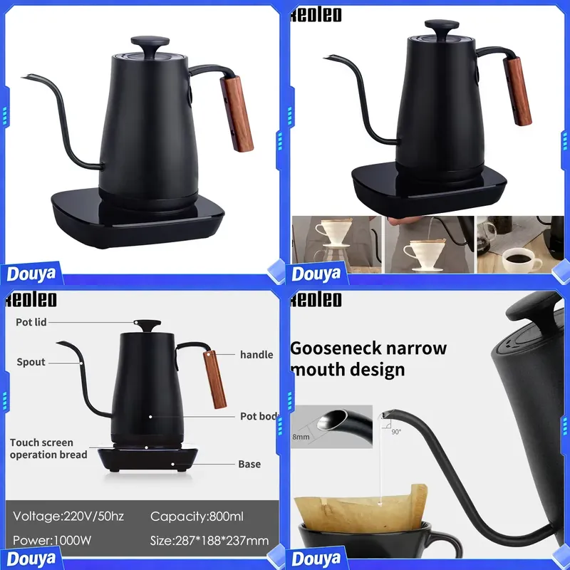 Ketel Kopi XEOLEO, Ketel Goose - Electric Kettle Gooseneck ulasan dan harga