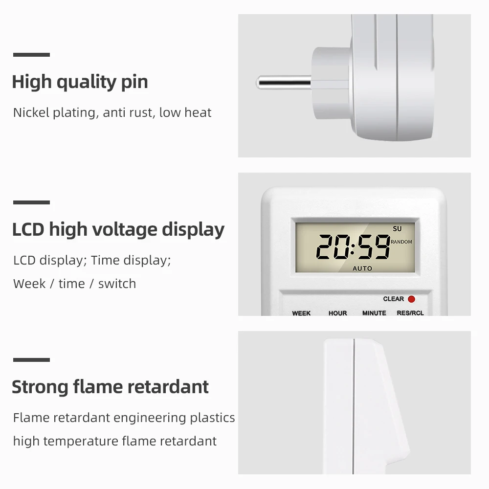 Soket Timer Digital Elektronik - Kitchen Appliances Uk ulasan dan harga