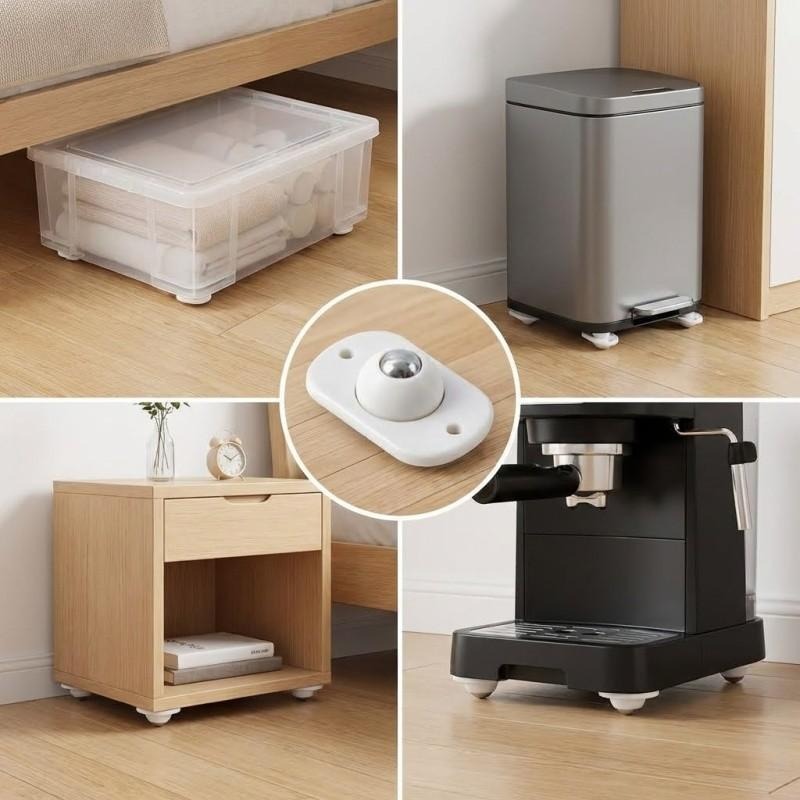 8 Buah Roda Kastor Perekat Sen - Kitchen Appliances White ulasan dan harga