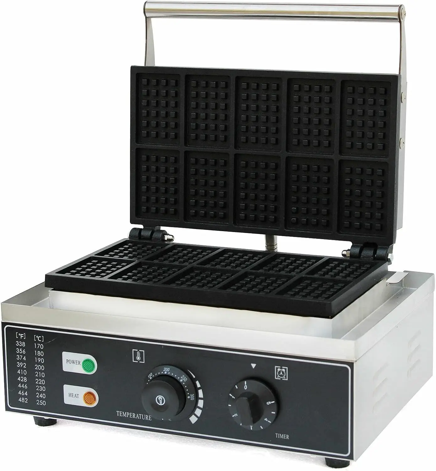 Pembuat Wafel Persegi Komersia - Waffle Iron Belgian ulasan dan harga