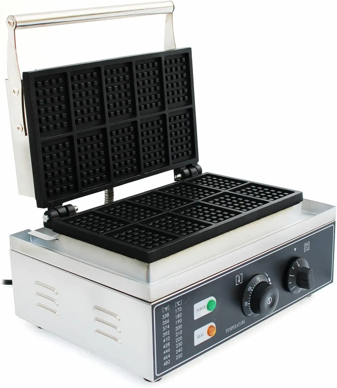 Pembuat Wafel Persegi Komersia - Waffle Iron Belgian ulasan dan harga