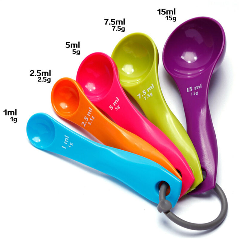 5 buah sendok minyak garam Set - Kitchen Appliances Combo ulasan dan harga