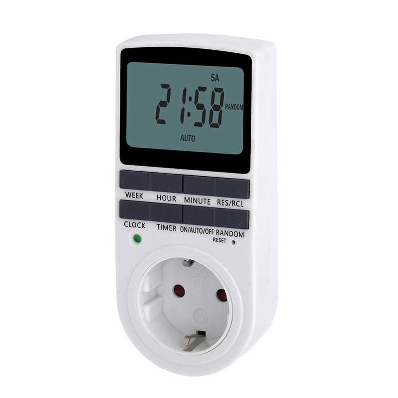 Soket Timer Digital 12/24 jam, - Kitchen Appliances Uk ulasan dan harga