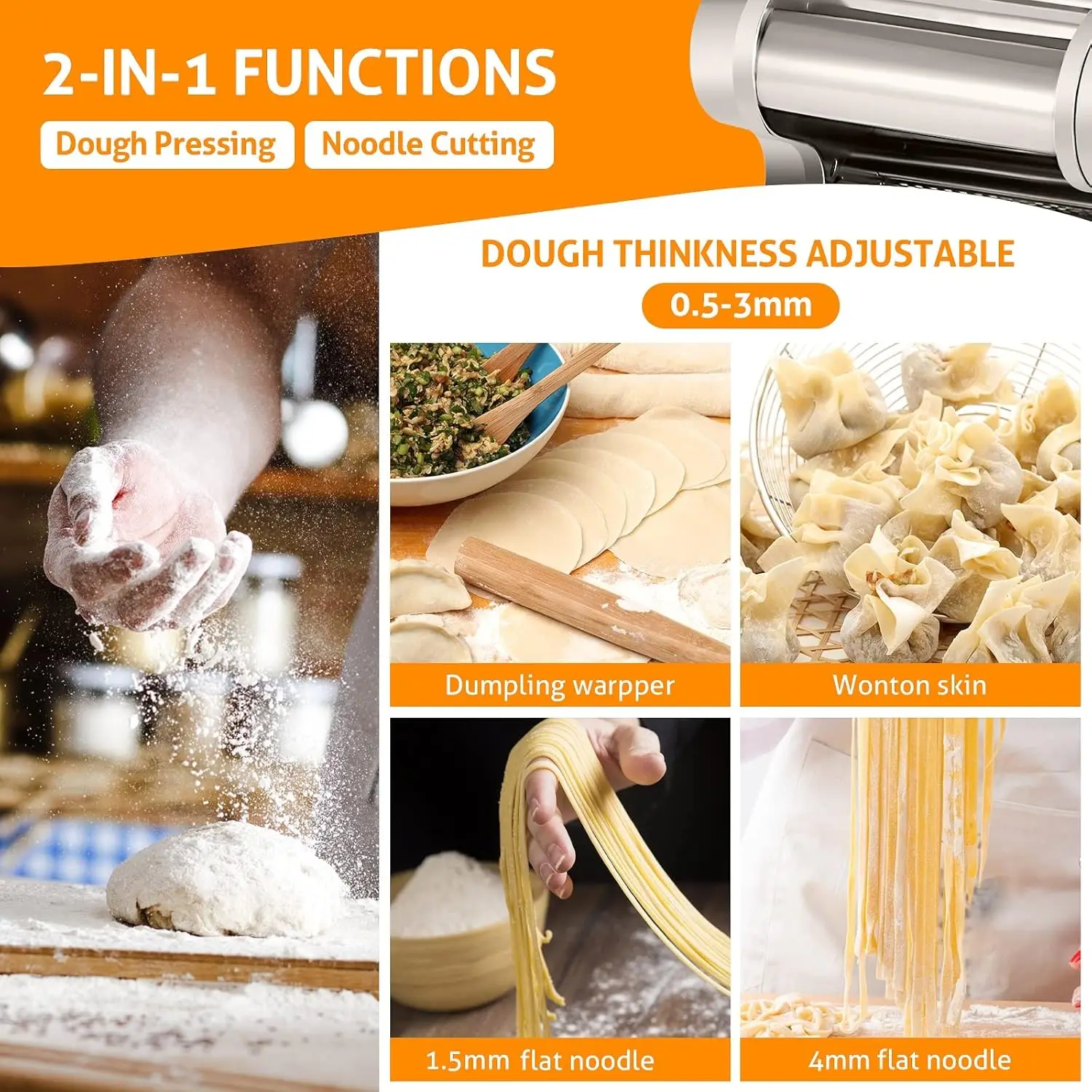 Mesin Pembuat Pasta Elektrik M - Pasta Machine Electric ulasan dan harga