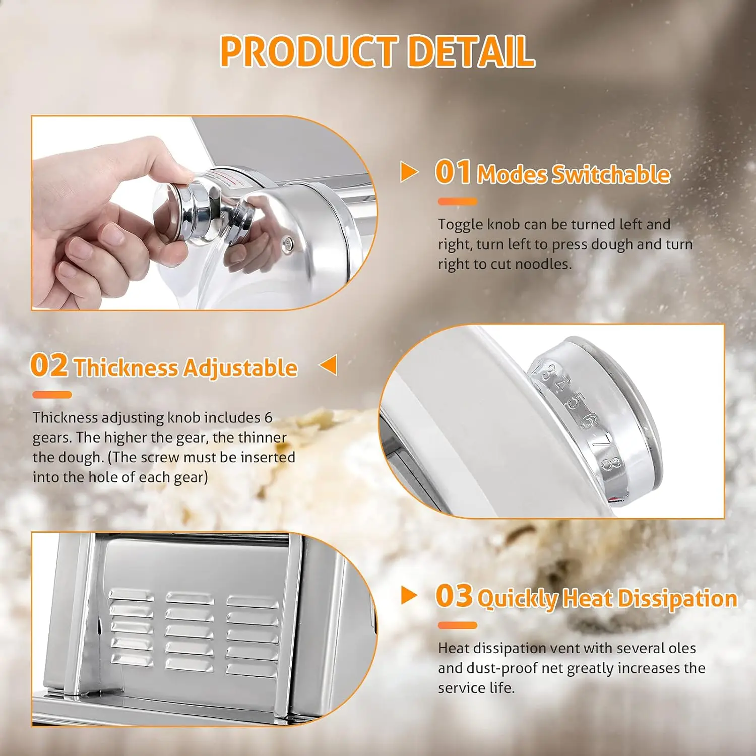 Mesin Pembuat Pasta Elektrik M - Pasta Machine Electric ulasan dan harga