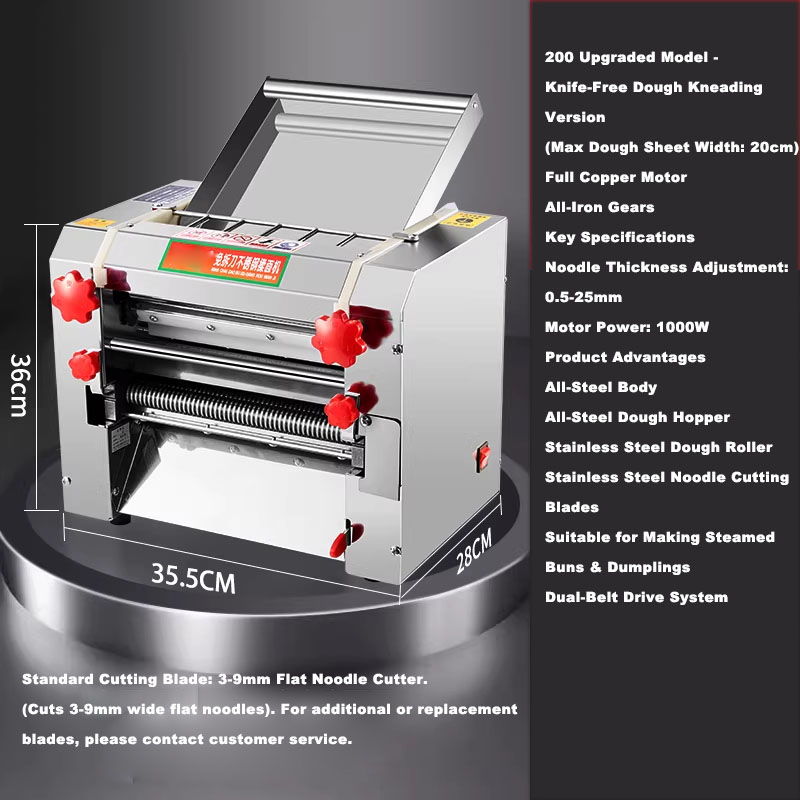 Mesin Mie Otomatis Komersial P - Pasta Machine Electric ulasan dan harga